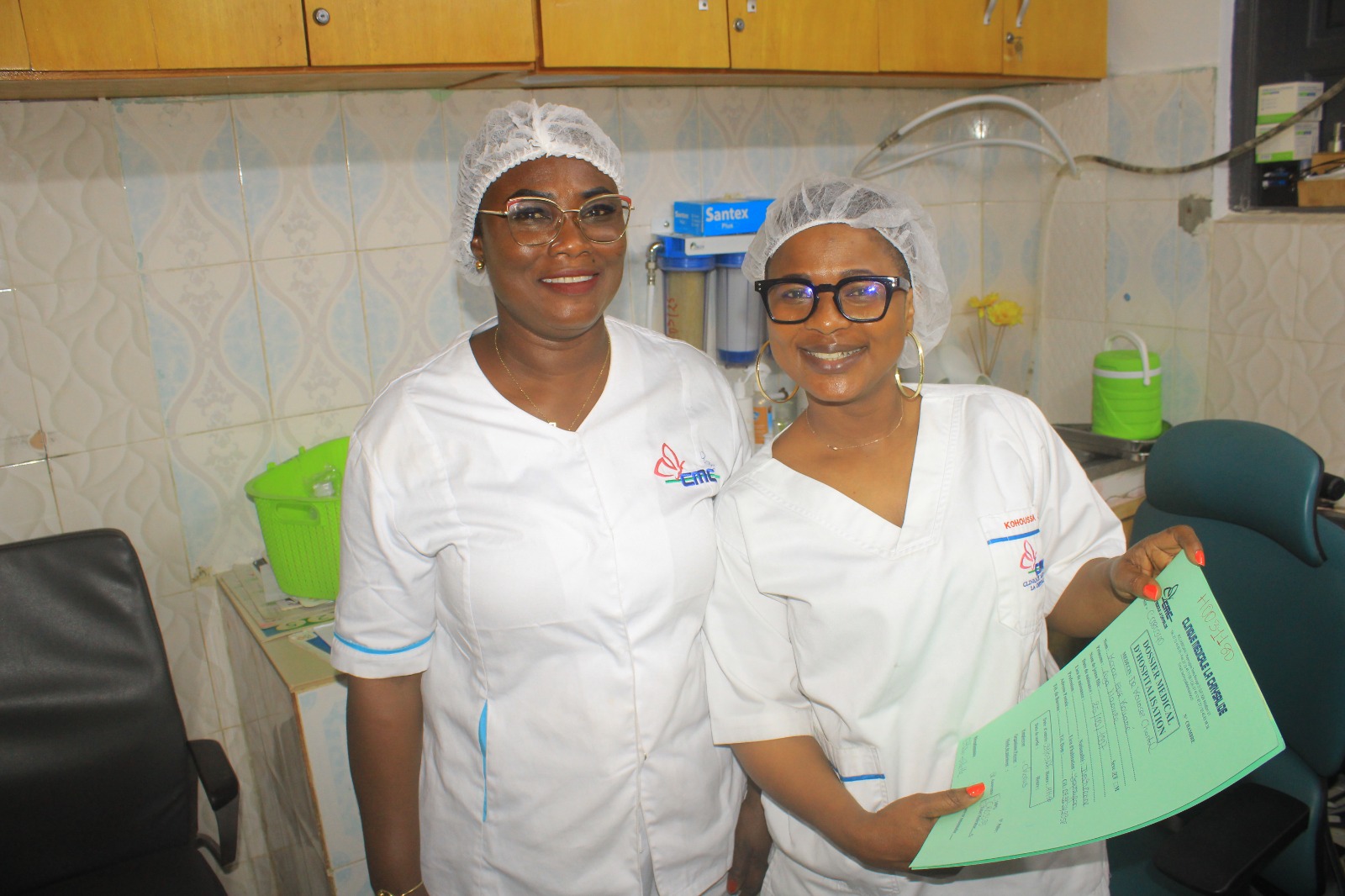 Kohoussa Jacqueline, Major des soins – Service de gynécologie